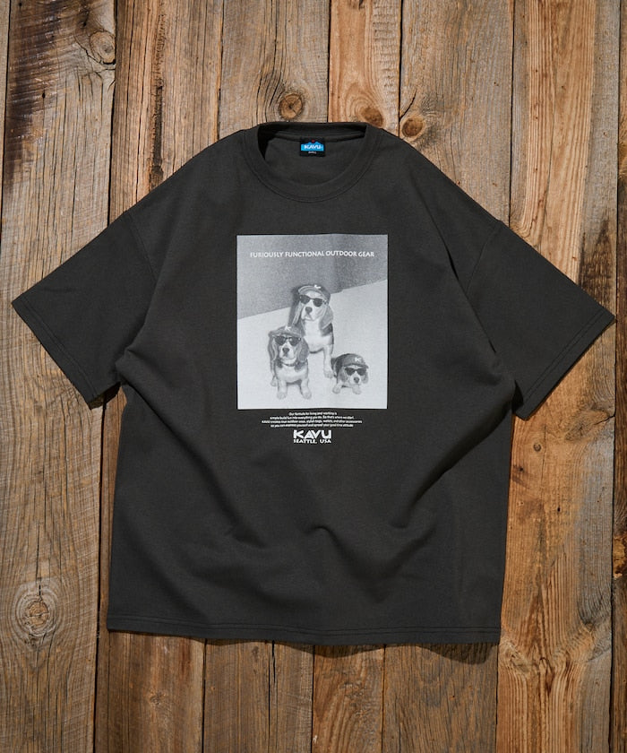 KAVU × FREAK'S STORE / 狗狗攝影印花 短袖T恤