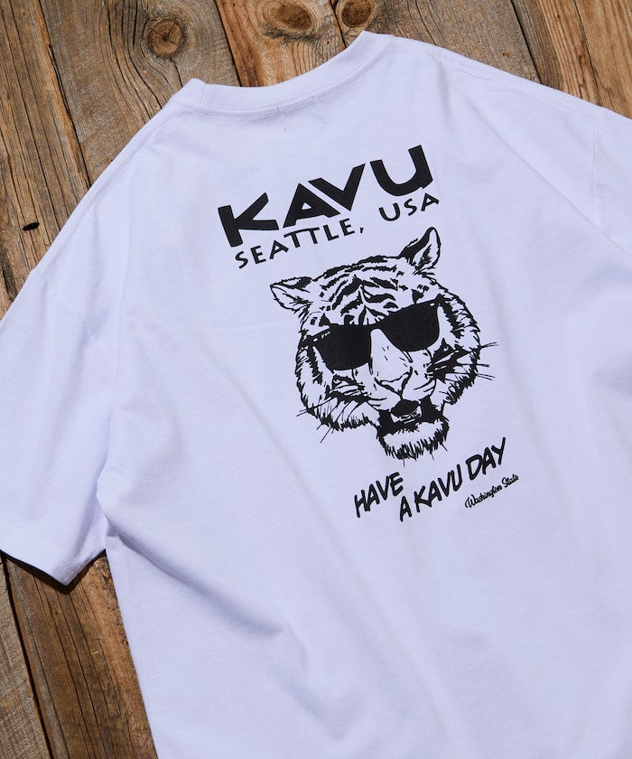 KAVU × FREAK'S STORE / 老虎 短袖T恤