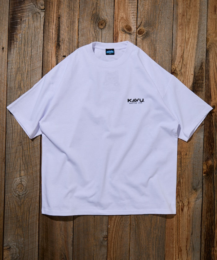 KAVU × FREAK'S STORE / 漢堡貓刺繡 短袖T恤