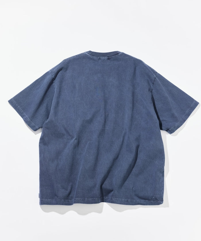 NAUTICA JP / 刷舊 弧形標誌 短袖T恤