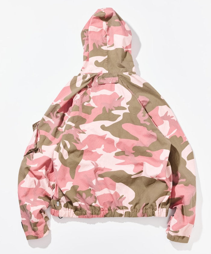 NAUTICA JP / 迷彩抽繩軍事短款外套