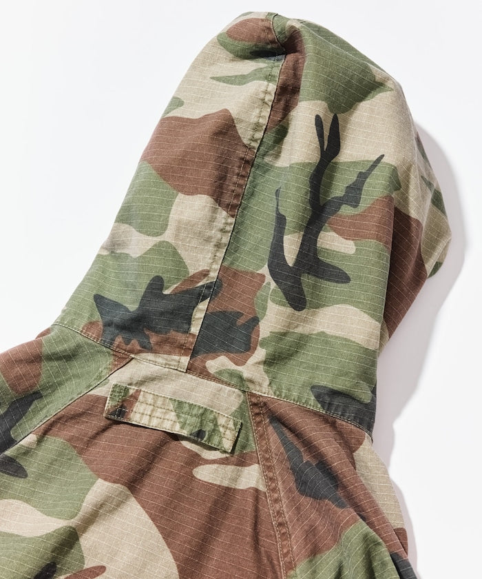 NAUTICA JP / 迷彩抽繩軍事短款外套