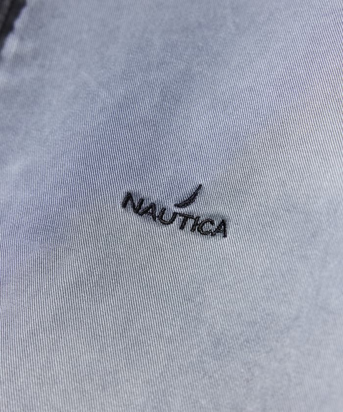NAUTICA JP / 後染處理 斜紋布 拉鍊外套