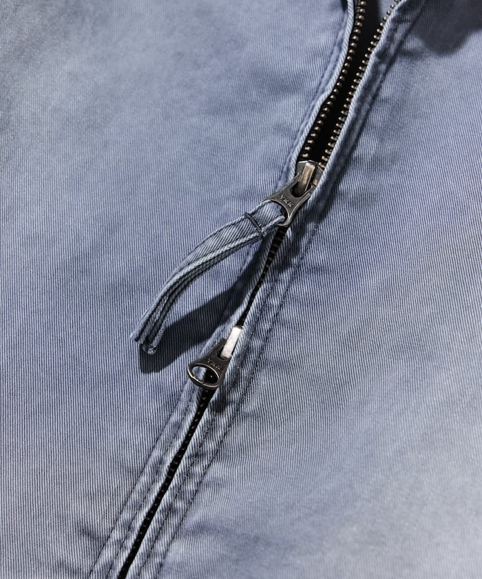 NAUTICA JP / 後染處理 斜紋布 拉鍊外套