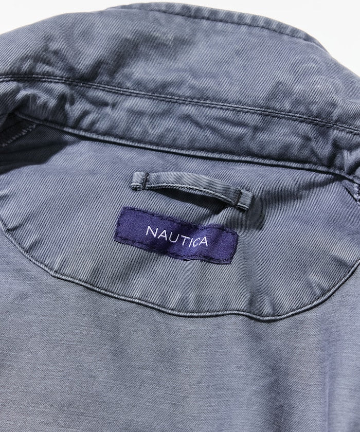 NAUTICA JP / 後染處理 斜紋布 拉鍊外套