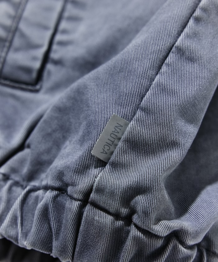 NAUTICA JP / 後染處理 斜紋布 拉鍊外套
