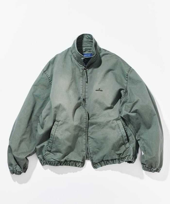 NAUTICA JP / 後染處理 斜紋布 拉鍊外套