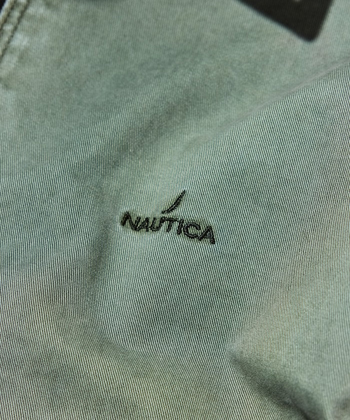 NAUTICA JP / 後染處理 斜紋布 拉鍊外套