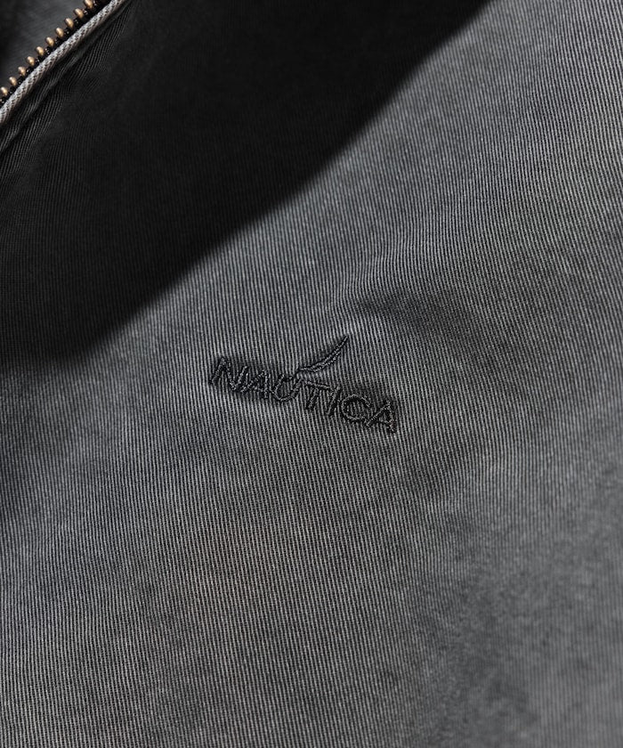 NAUTICA JP / 後染處理 斜紋布 拉鍊外套