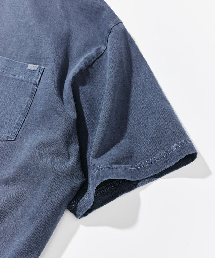 NAUTICA JP / 刷舊 口袋短袖T恤