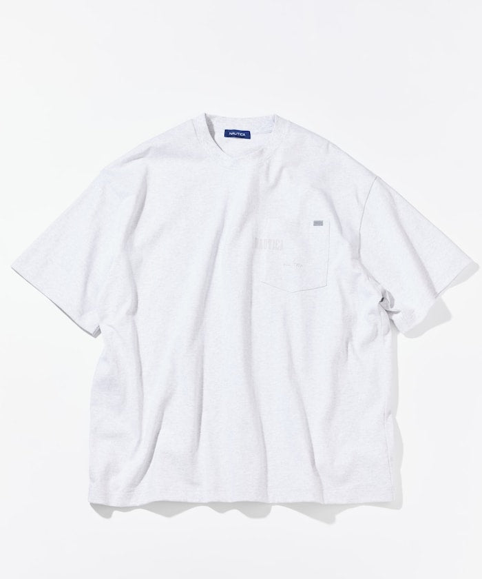 NAUTICA JP / 隱藏式標誌 口袋短袖上衣