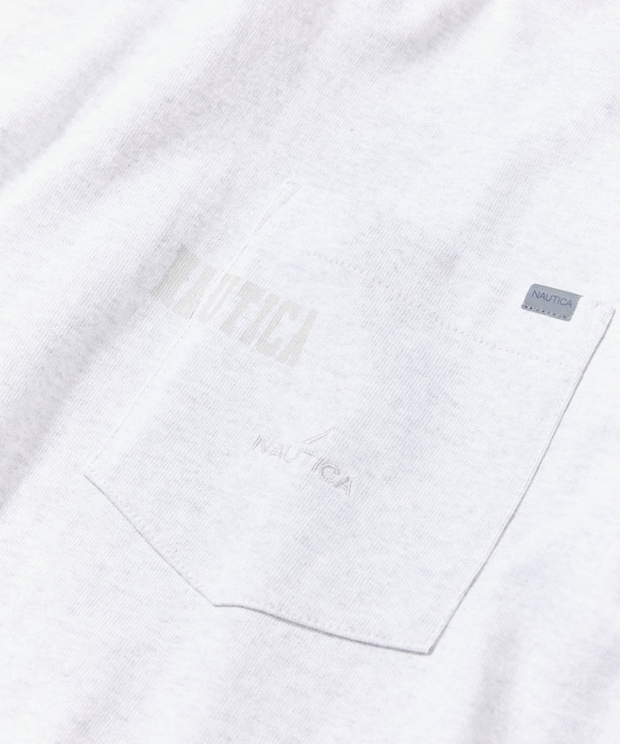 NAUTICA JP / 隱藏式標誌 口袋短袖上衣