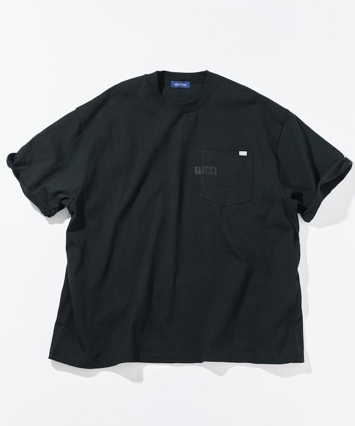 NAUTICA JP / 隱藏式標誌 口袋短袖上衣