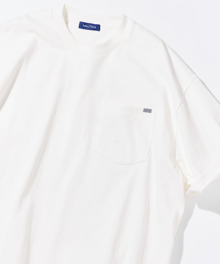 NAUTICA JP / 隱藏式標誌 口袋短袖上衣