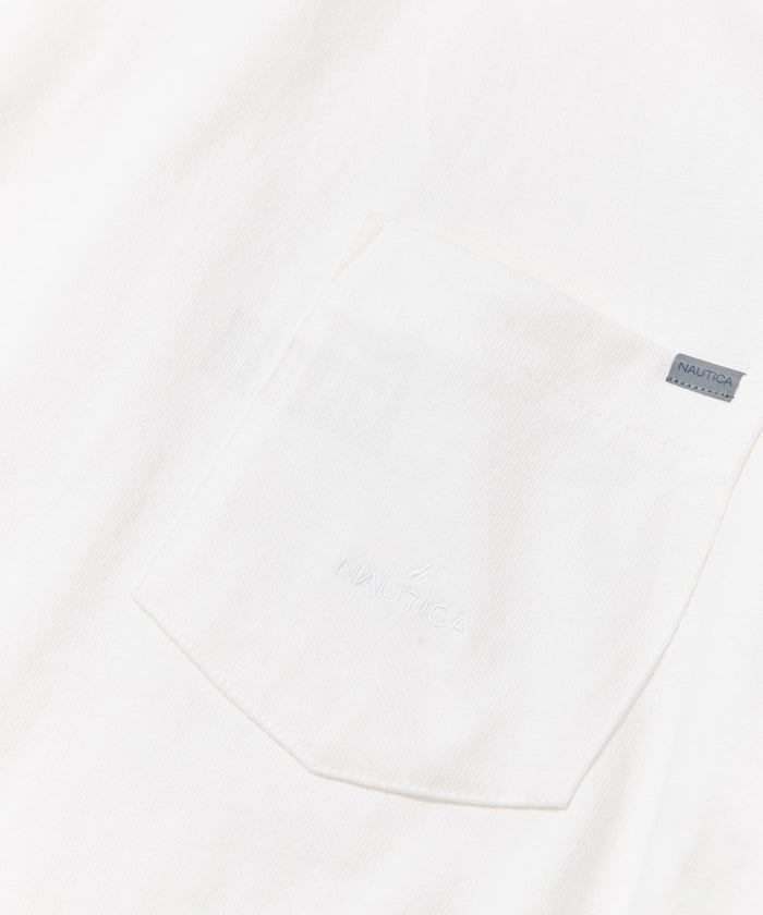 NAUTICA JP / 隱藏式標誌 口袋短袖上衣