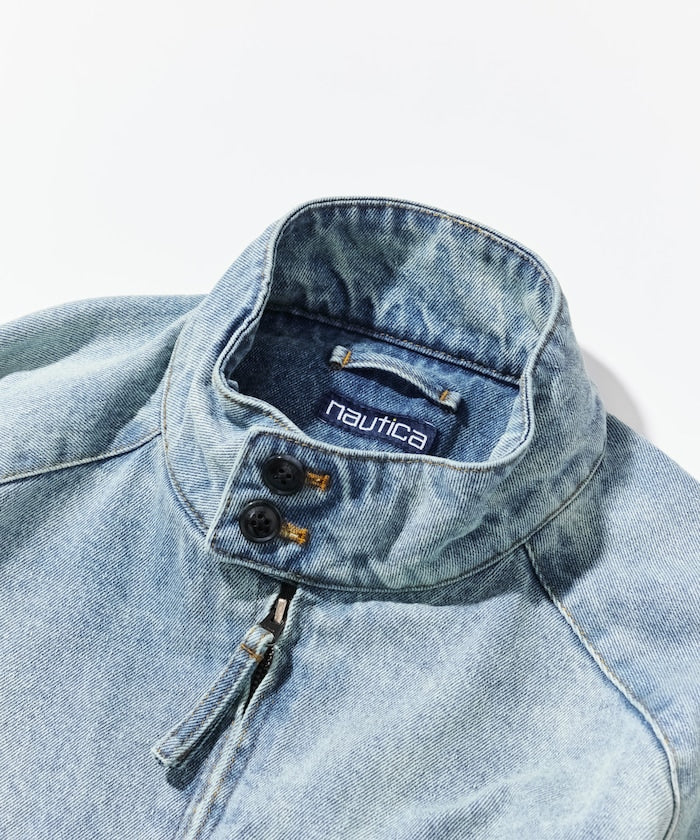 NAUTICA JP / 水洗工藝丹寧哈靈頓外套