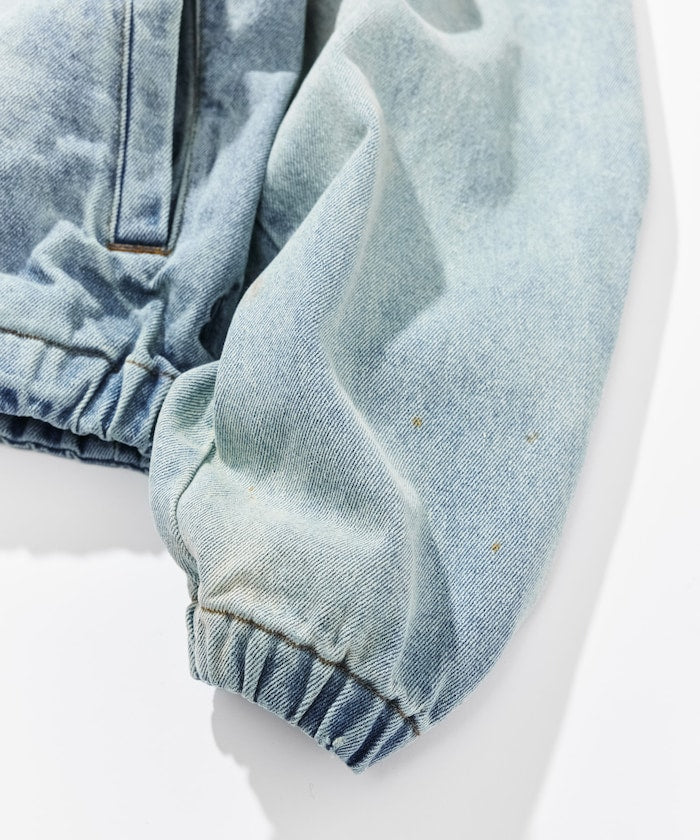 NAUTICA JP / 水洗工藝丹寧哈靈頓外套