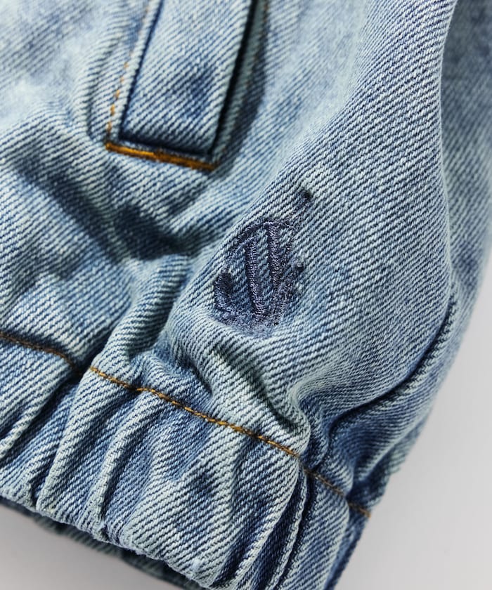 NAUTICA JP / 水洗工藝丹寧哈靈頓外套