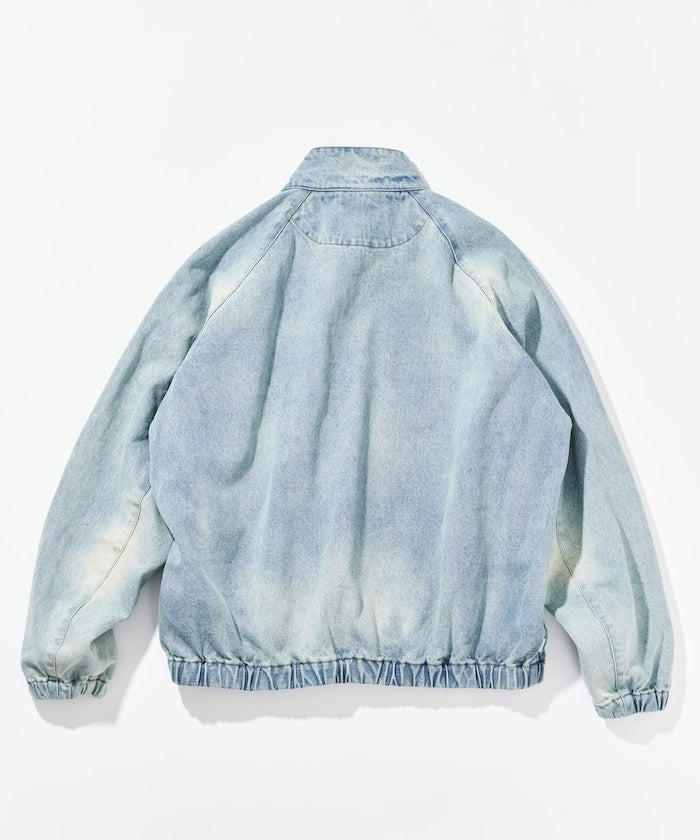 NAUTICA JP / 水洗工藝丹寧哈靈頓外套