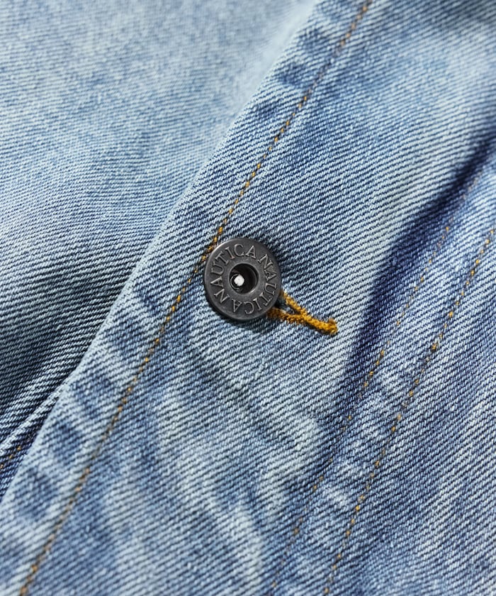 NAUTICA JP / 燈芯絨領 經典丹寧工裝外套