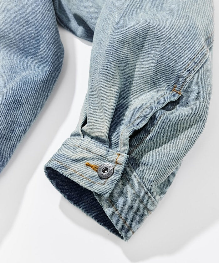 NAUTICA JP / 燈芯絨領 經典丹寧工裝外套