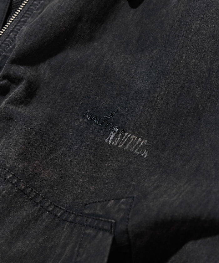 NAUTICA JP / 水洗加工 尼龍拉鍊連帽外套