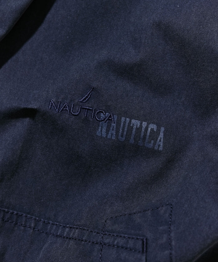 NAUTICA JP / 水洗加工 尼龍拉鍊連帽外套