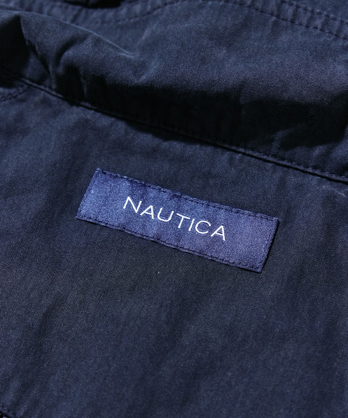 NAUTICA JP / 水洗加工 尼龍拉鍊連帽外套
