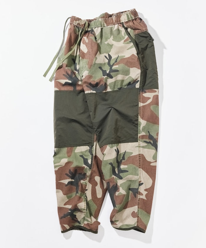 NAUTICA JP / 尼龍異材質拼接工裝長褲