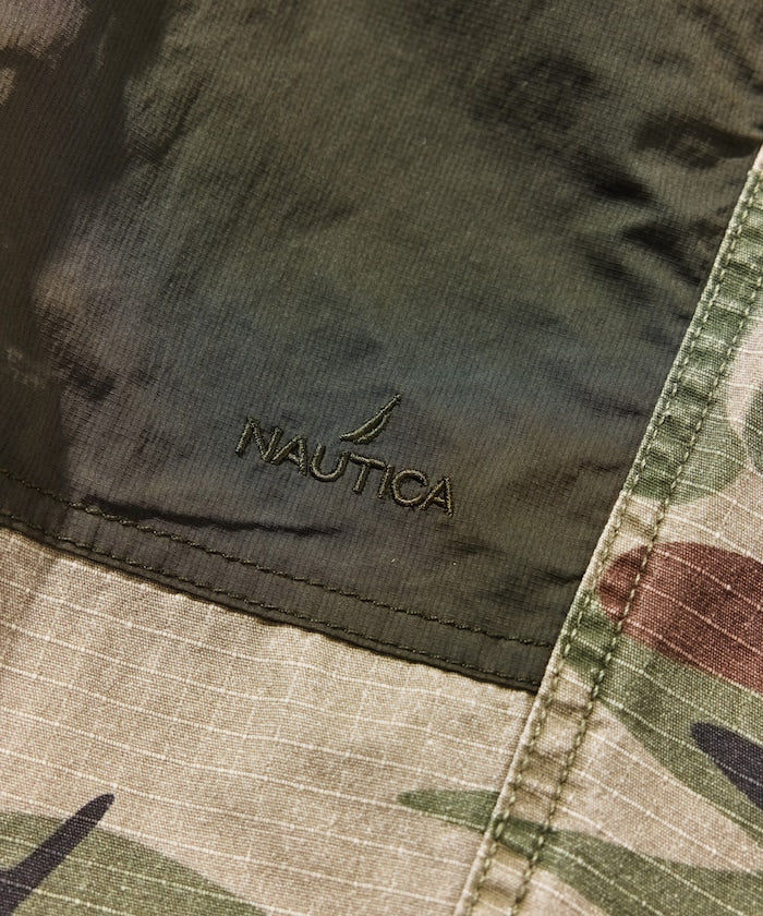 NAUTICA JP / 尼龍異材質拼接工裝長褲