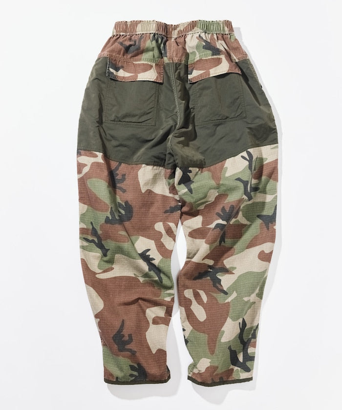 NAUTICA JP / 尼龍異材質拼接工裝長褲