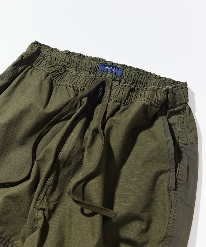 NAUTICA JP / 尼龍異材質拼接工裝長褲