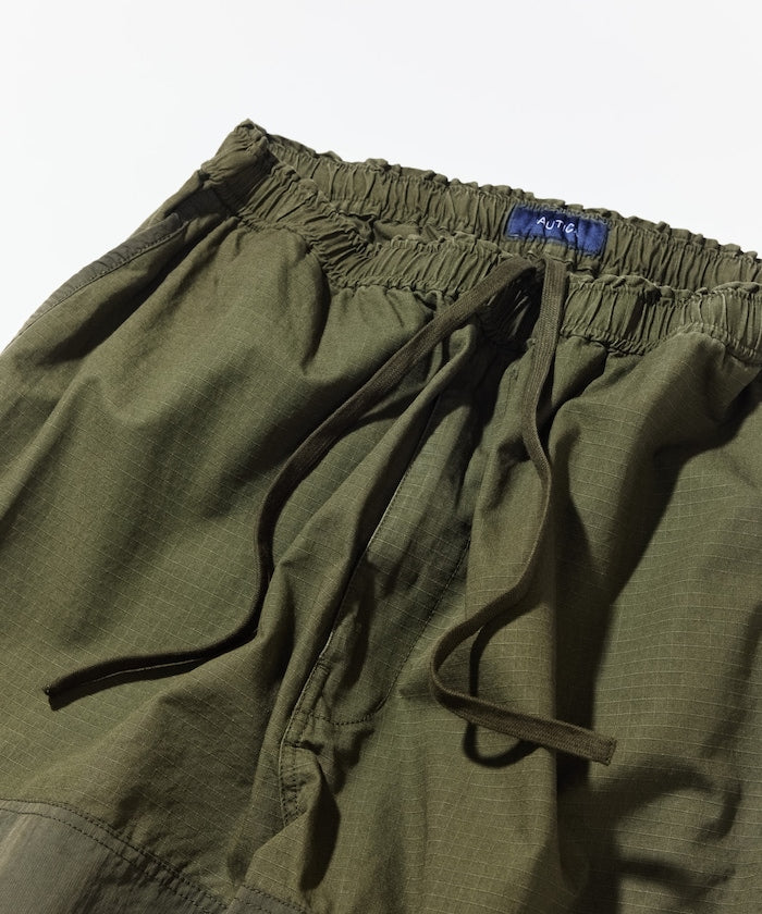 NAUTICA JP / 尼龍異材質拼接工裝長褲