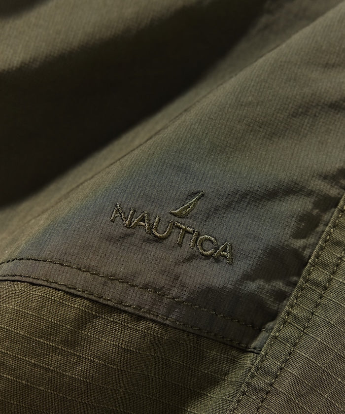 NAUTICA JP / 尼龍異材質拼接工裝長褲