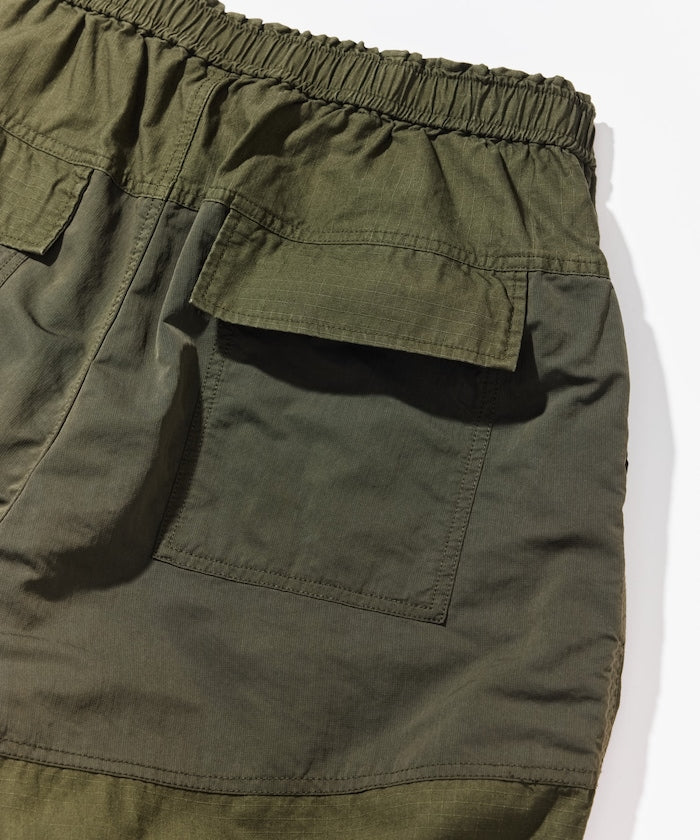 NAUTICA JP / 尼龍異材質拼接工裝長褲