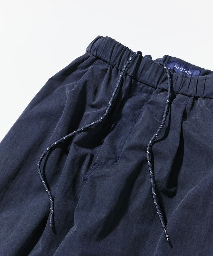 NAUTICA JP / 刷舊尼龍抽繩長褲