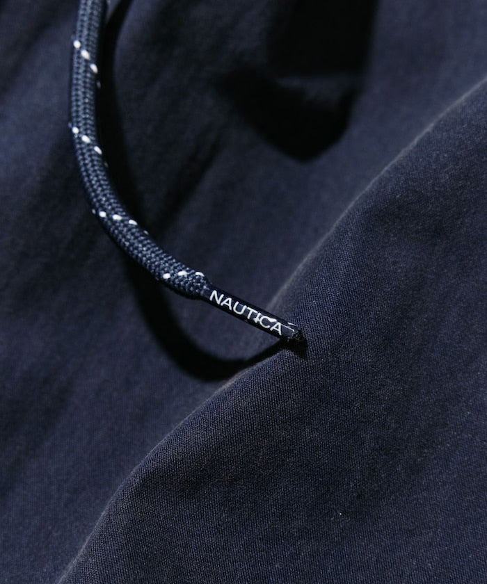 NAUTICA JP / 刷舊尼龍抽繩長褲