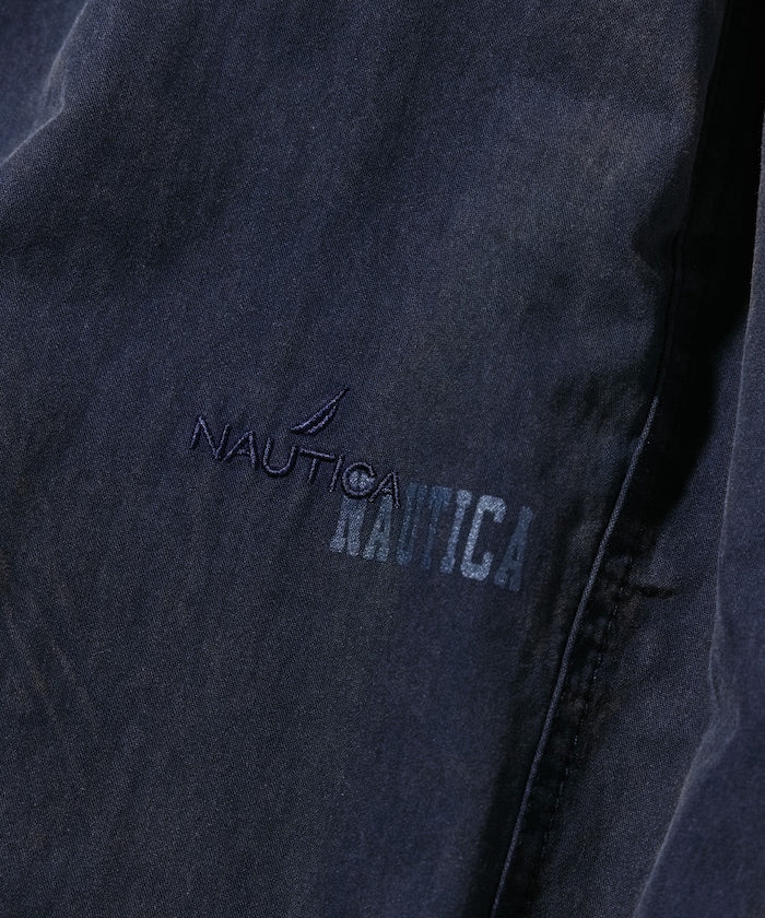 NAUTICA JP / 刷舊尼龍抽繩長褲