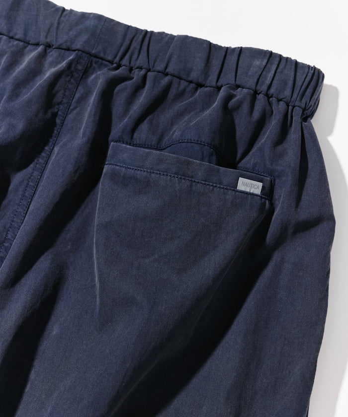 NAUTICA JP / 刷舊尼龍抽繩長褲