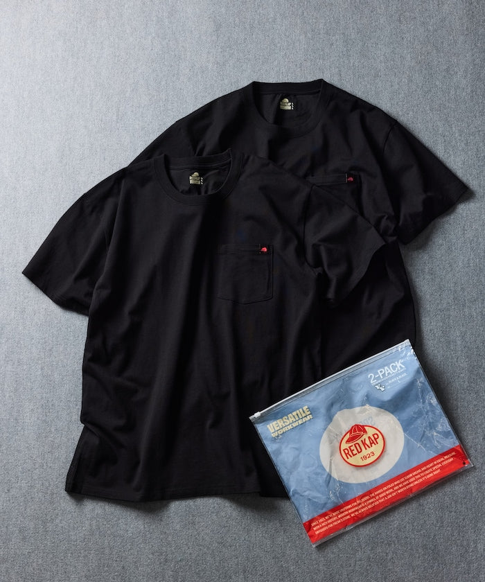 RED KAP x FREAK’S STORE / 重磅 口袋短袖T恤 (一包兩件)