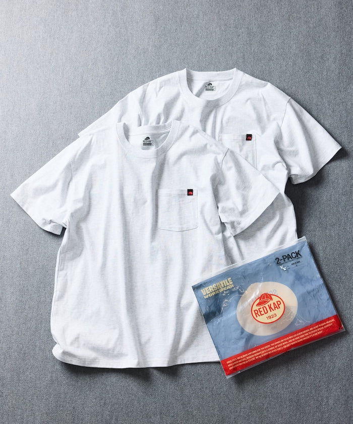 RED KAP x FREAK’S STORE / 重磅 口袋短袖T恤 (一包兩件)