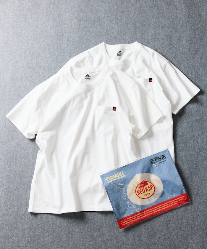 RED KAP x FREAK’S STORE / 重磅 口袋短袖T恤 (一包兩件)