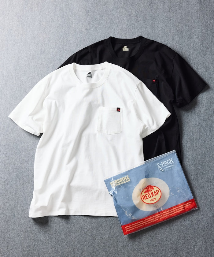 RED KAP x FREAK’S STORE / 重磅 口袋短袖T恤 (一包兩件)