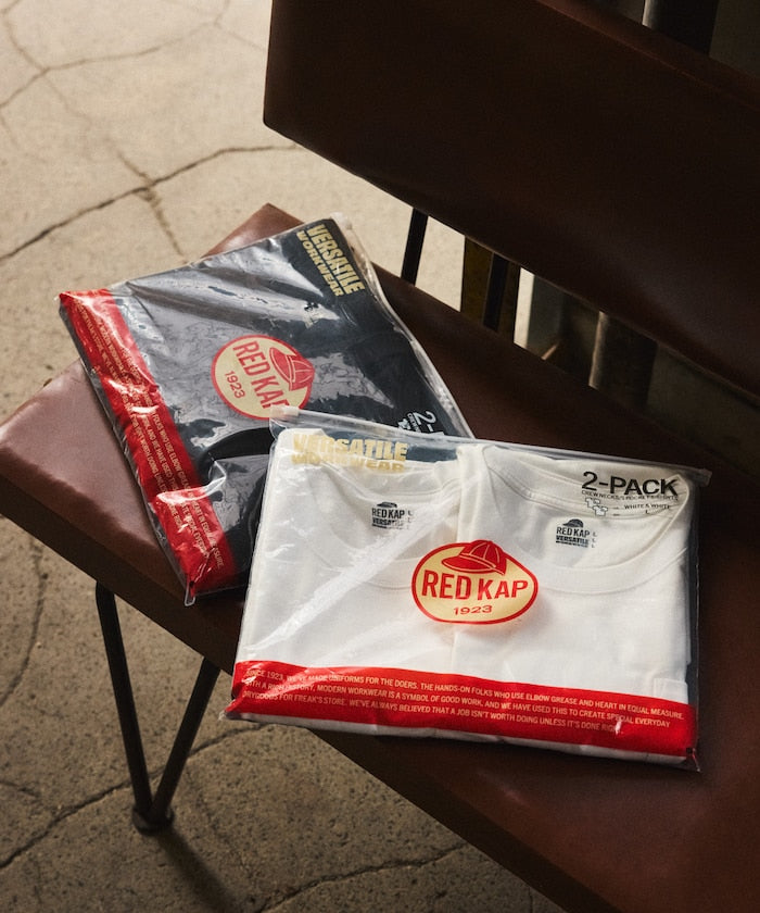 RED KAP x FREAK’S STORE / 重磅 口袋短袖T恤 (一包兩件)