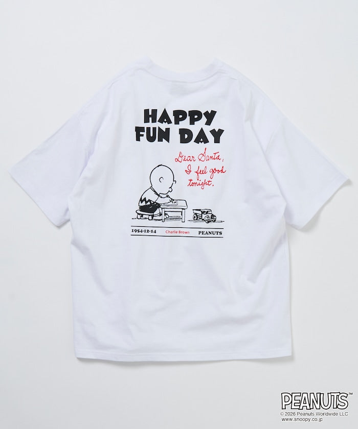 PEANUTS x FREAK’S STORE / HAPPY FUN DAY 圖案 短袖T恤