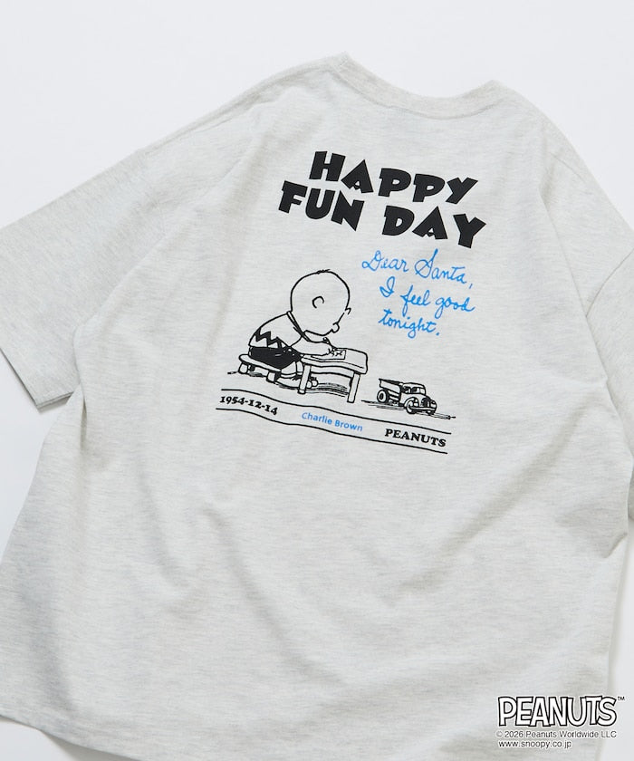 PEANUTS x FREAK’S STORE / HAPPY FUN DAY 圖案 短袖T恤