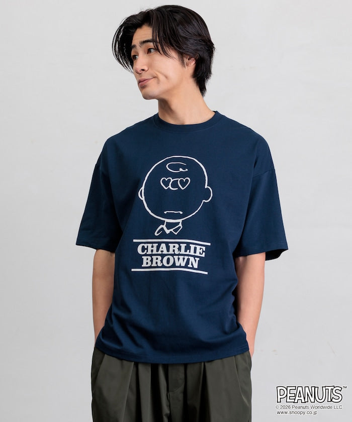 PEANUTS x FREAK’S STORE / Heart Eye 圖案 短袖T恤