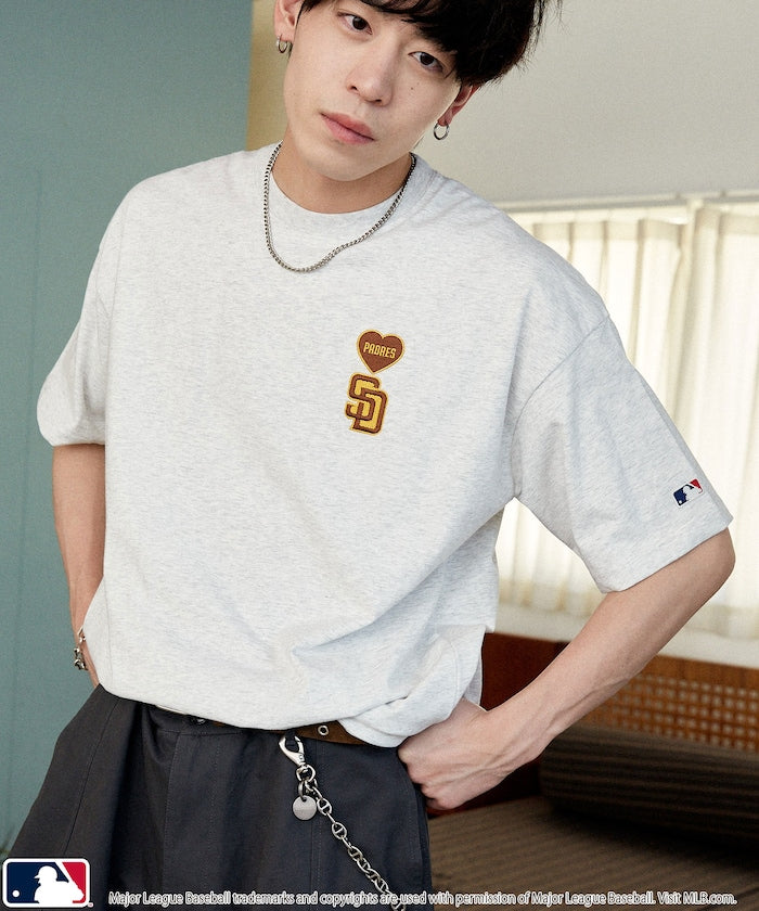 MLB x FREAK’S STORE愛心刺繡 短袖T恤