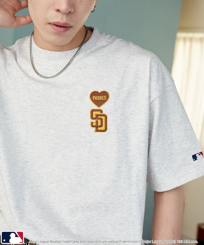 MLB x FREAK’S STORE愛心刺繡 短袖T恤