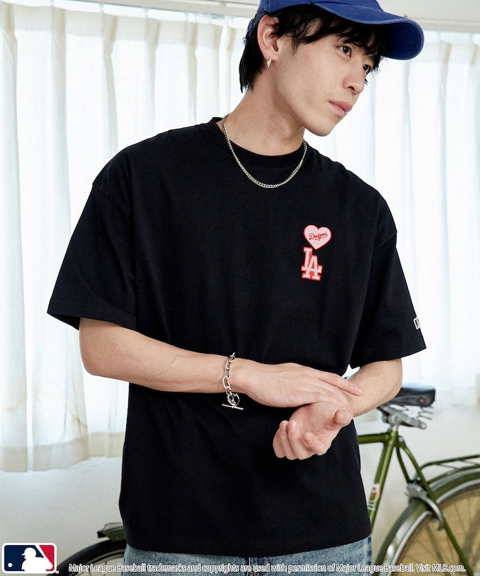 MLB x FREAK’S STORE愛心刺繡 短袖T恤